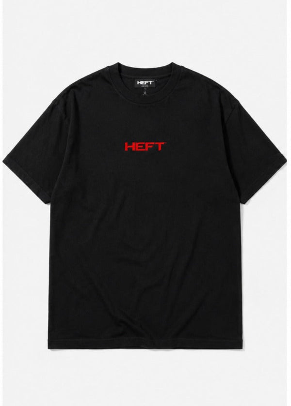 HEFT Hamsa Oversized Graphic T-Shirt Black Red | Premium Streetwear Tee